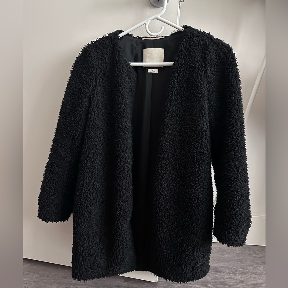 Aritzia Wilfred Women's Laboratoire Sherpa Teddy Coat Jacket Sz XS
